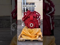 木製の箱付き全セット 排気システム QSK50付きディーゼルエンジン組立て