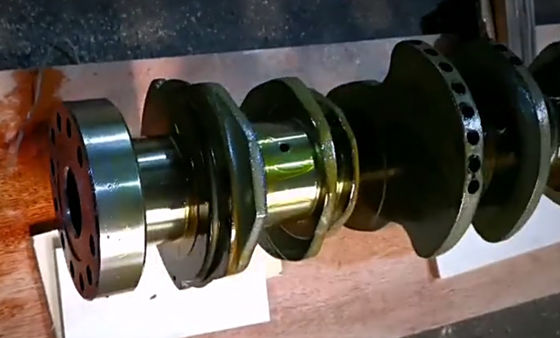 Forged Steel Diesel Engine Crankshaft High Class Level For Diesel Engine 3306